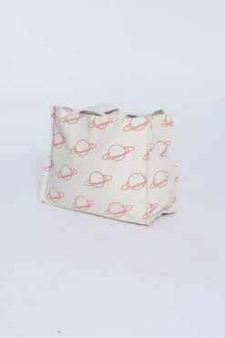 GYM BAG ORANGE PLANETS